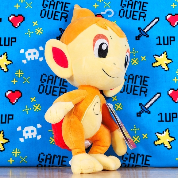 Pokemon Jazwares Chimchar 8" Nintendo Video Gaming Collectible Toy Plush - Picture 2 of 11